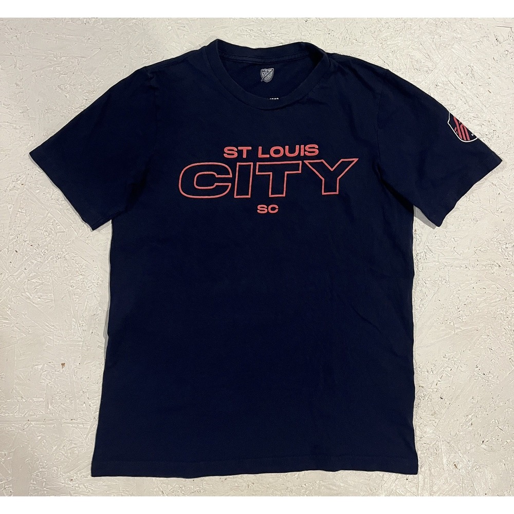St Louis City SC Soccer Shirt Youth Medium Kids Boys Medium Blue MLS